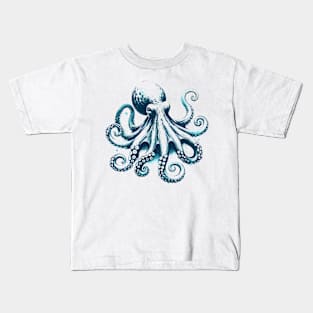 Ocean's Mystical Octopus: Sea Life Lover's Tee Kids T-Shirt